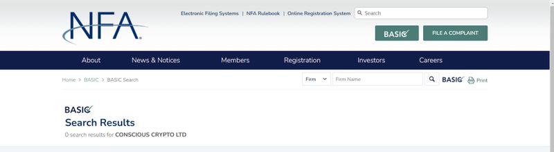 Conscious Crypto Ltd的监管信息