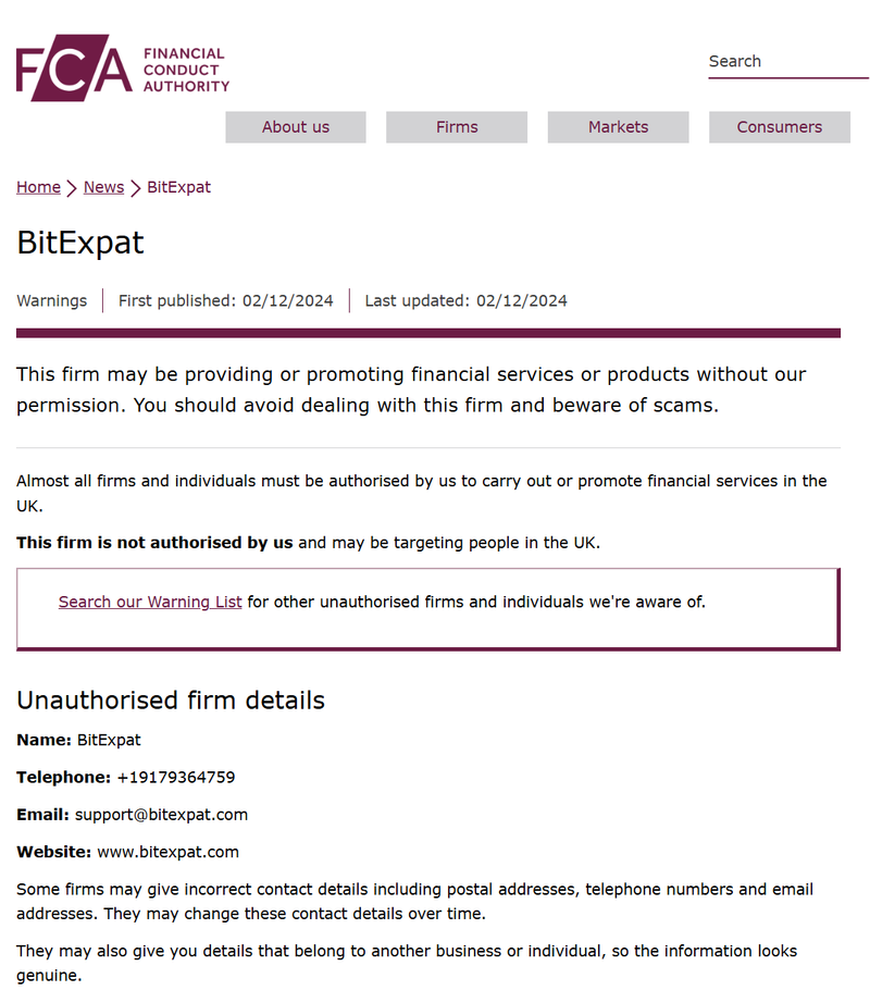 FCA Query Result