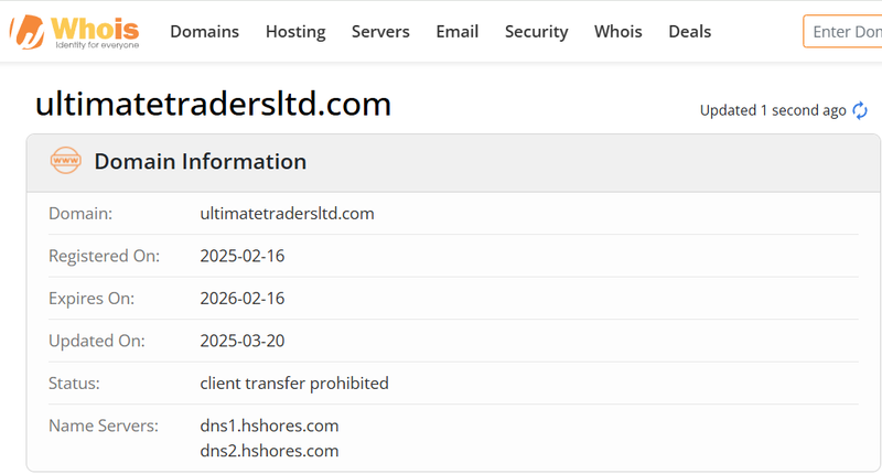 Whois Query Result