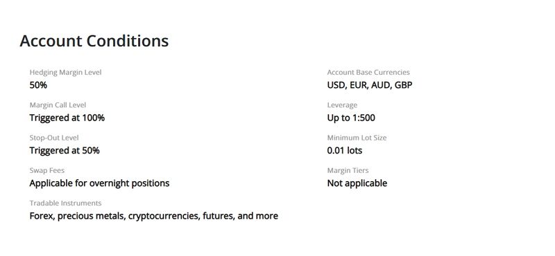 General trading conditions