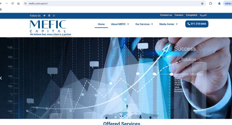 https://mefic.com.sa/en网页显示