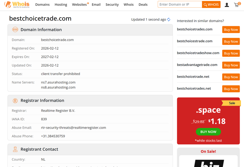 whois