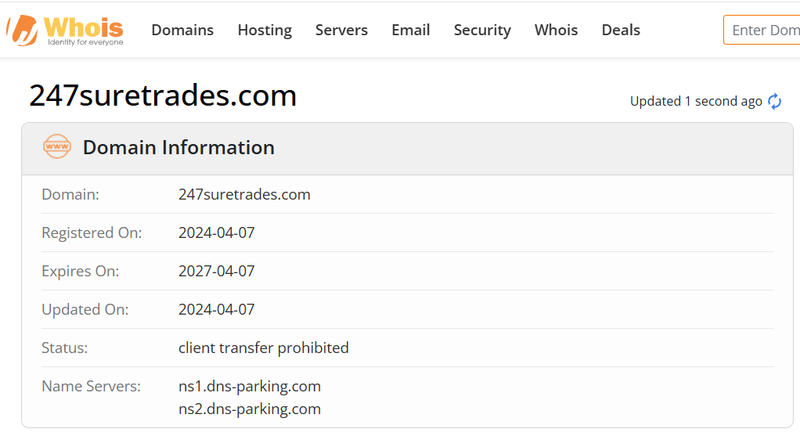 Whois Query Result