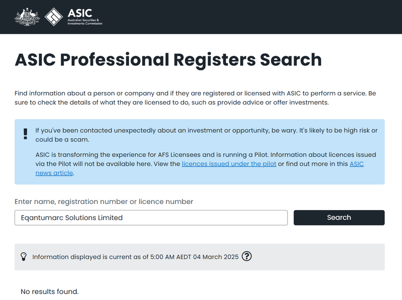オーストラリア証券・投資委員会(ASIC)
