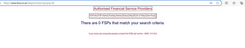 moninex FSCA RESULT 2