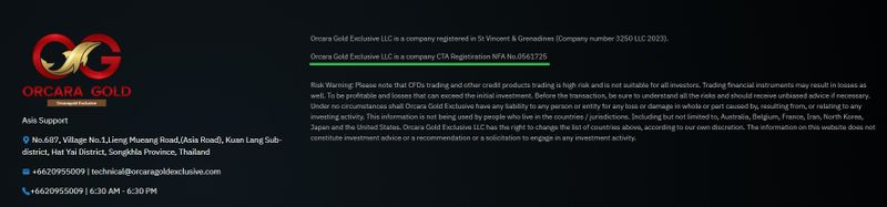 OrcaraGold Exclusive号称NFA(美国全国期货协会)的监管