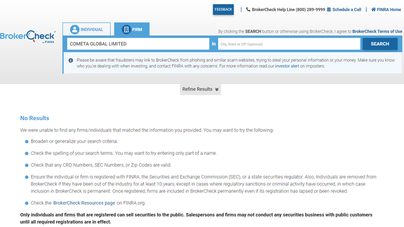COMETA GLOBAL LIMITED