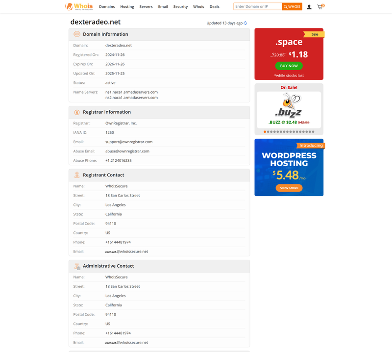 whois