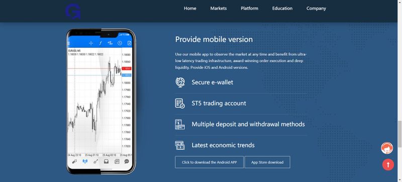 GAMAN's trading platform
