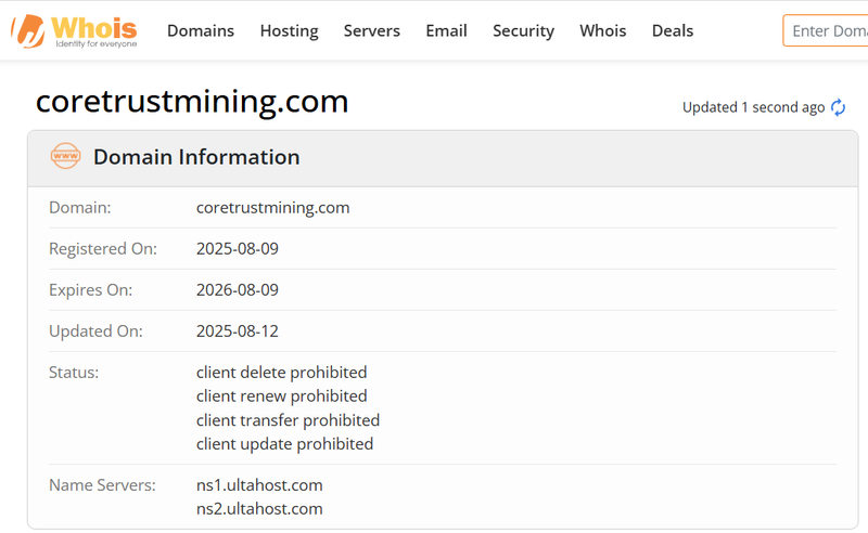 ผลการค้นหา Whois