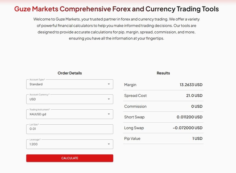 Trading Calculator