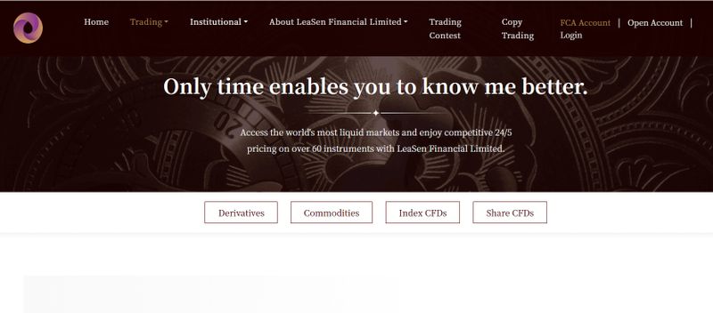 Productos de trading de LeaSen Financial Limited