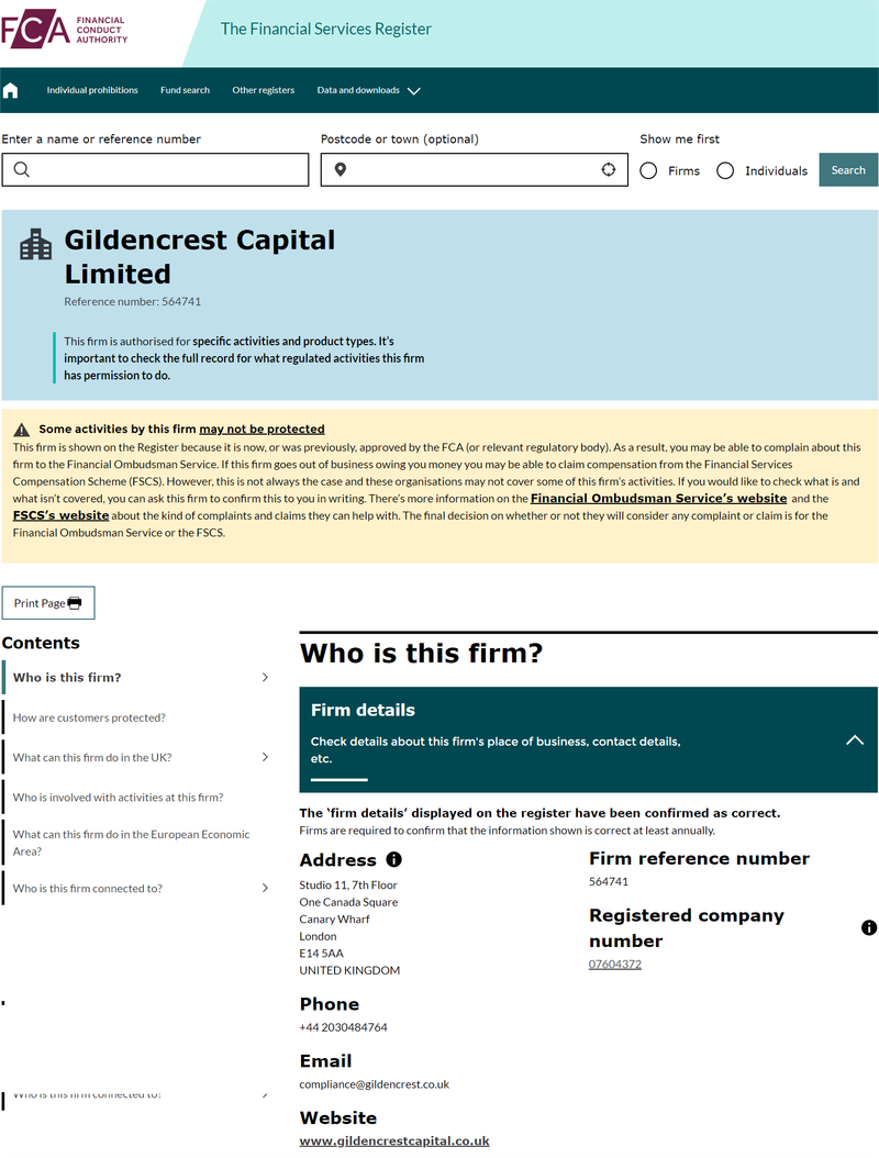 Gildencrest Capital