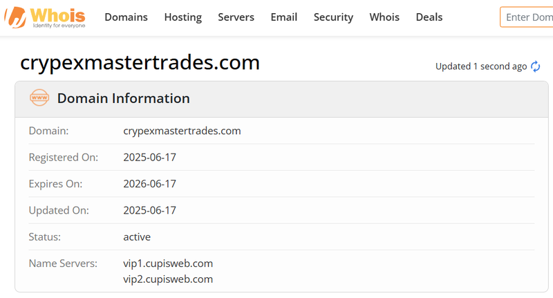 Whois Query Result