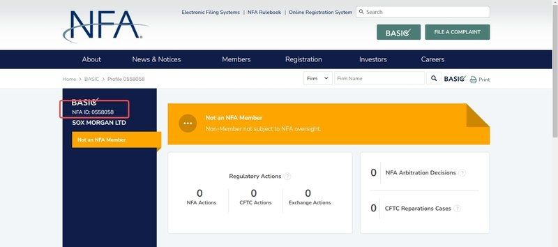 NFA官网查询不到GCL Global Limited