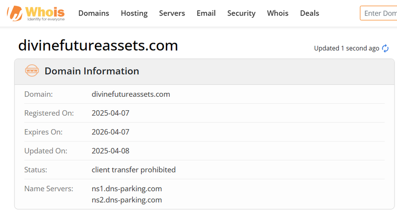 Whois Query Result
