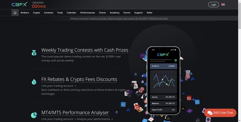 CBFX homepage