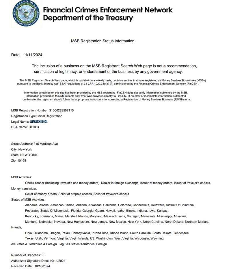 UFUEX