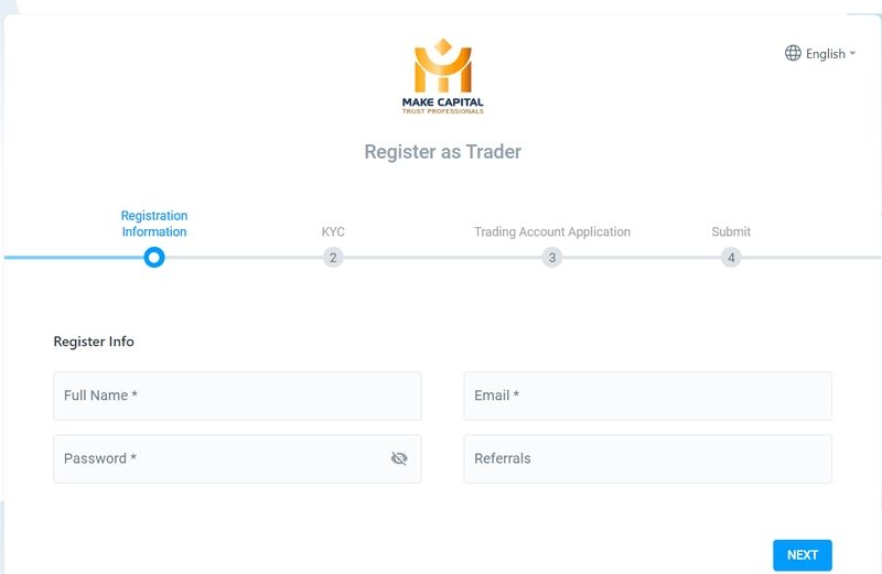 ¿Cómo abrir una cuenta en Make Capital?