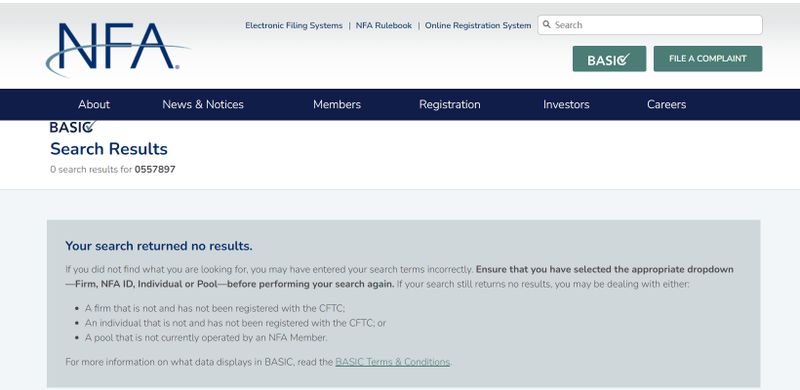 Regulatory information of Gffxxforex 1