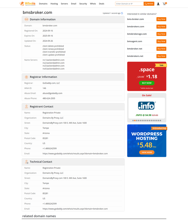 whois