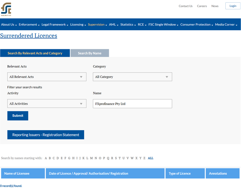 FXprofinance