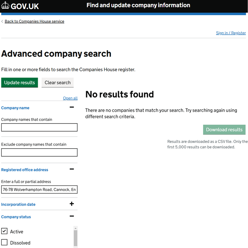 UK Companies House