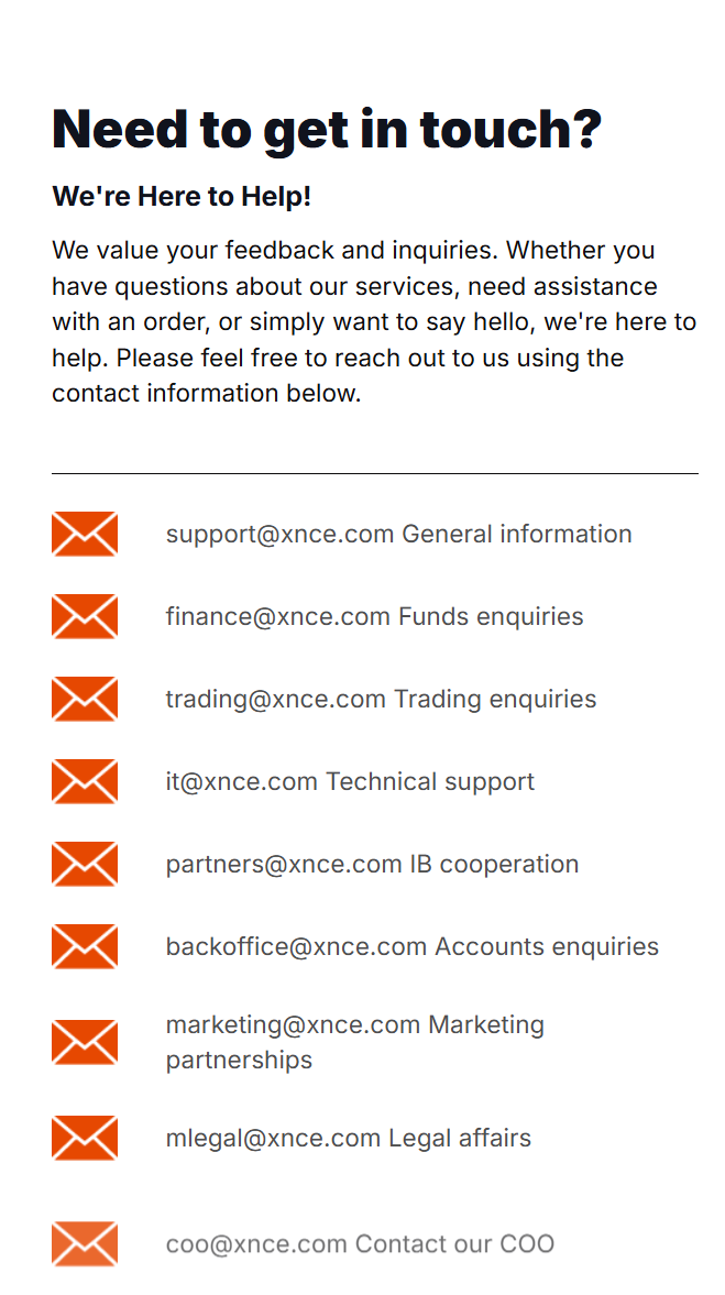 contact information