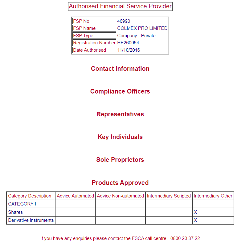 FOREXpro Markets Ltd
