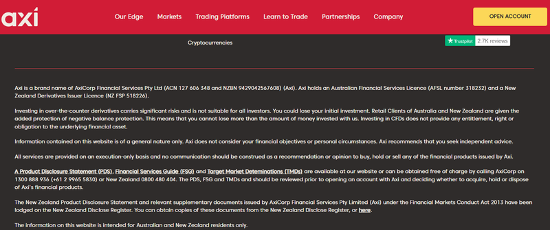 Axi Official Website