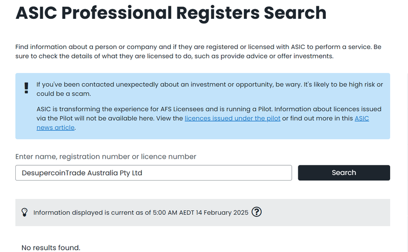 Australian Securities & Investments Commission(ASIC)