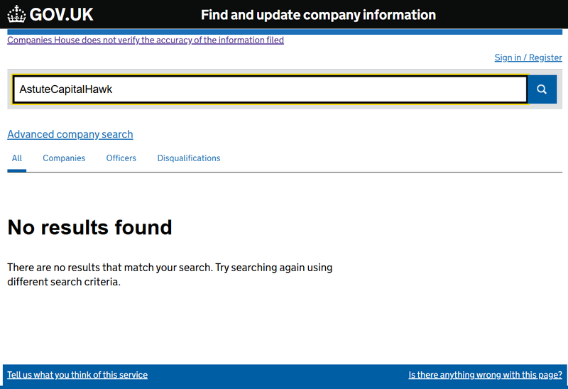 Companies House 조회 결과