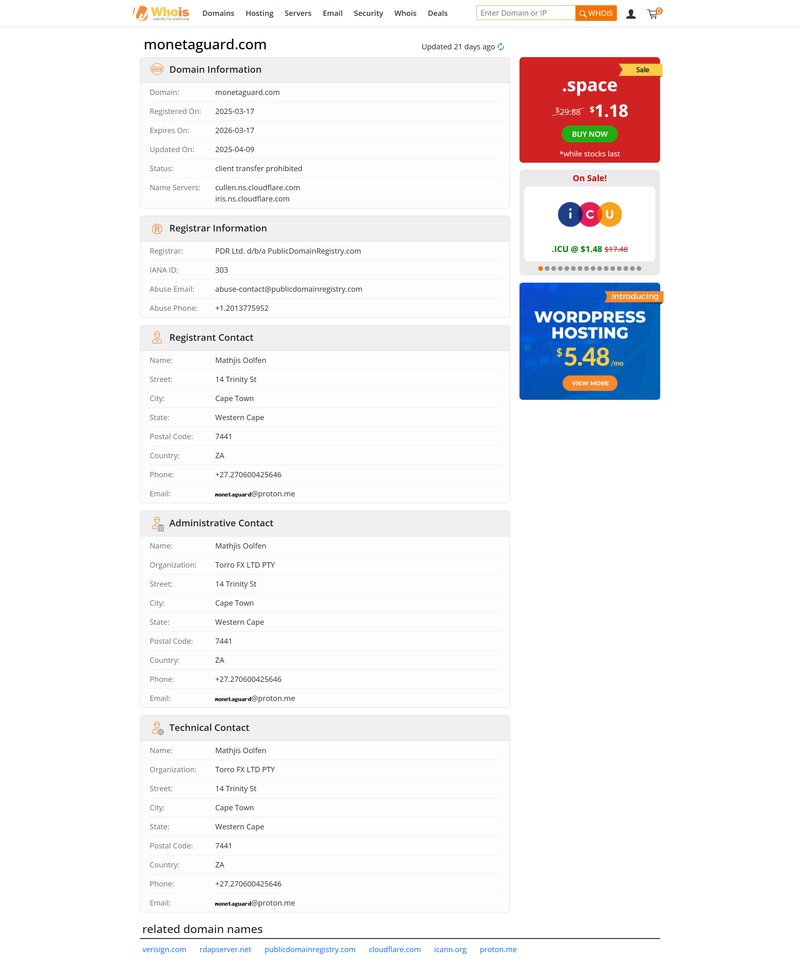 whois