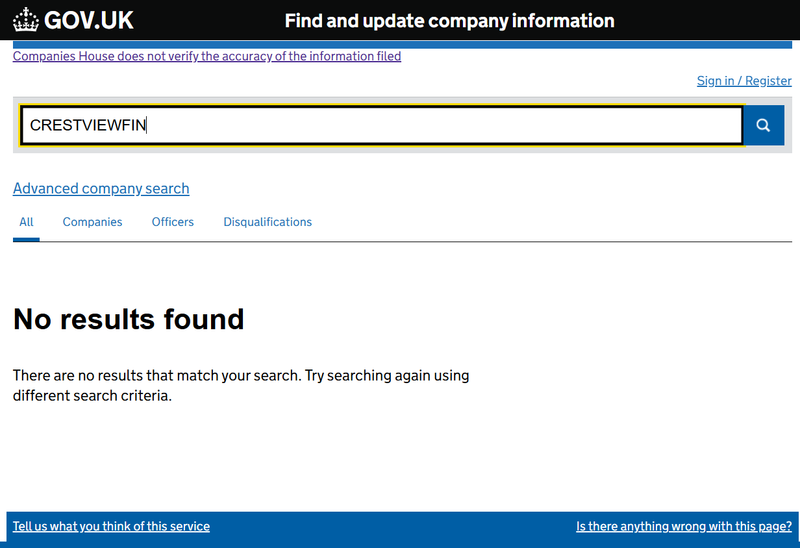 Companies House Query Result