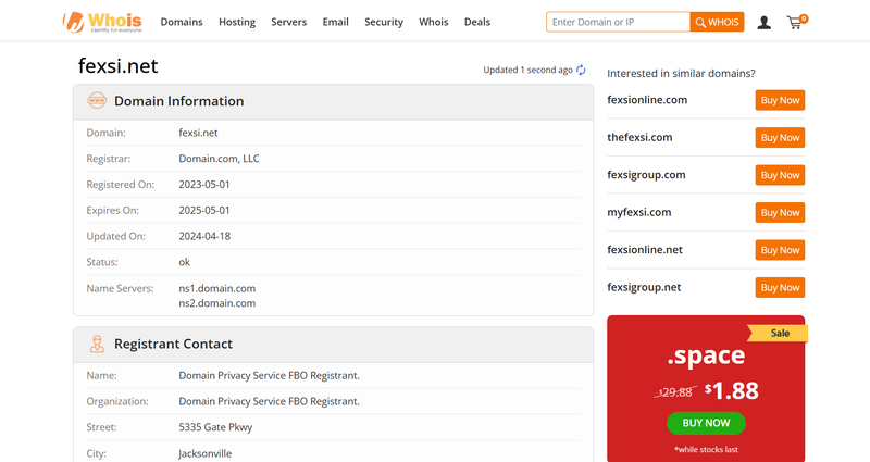 Fexsi.Whois