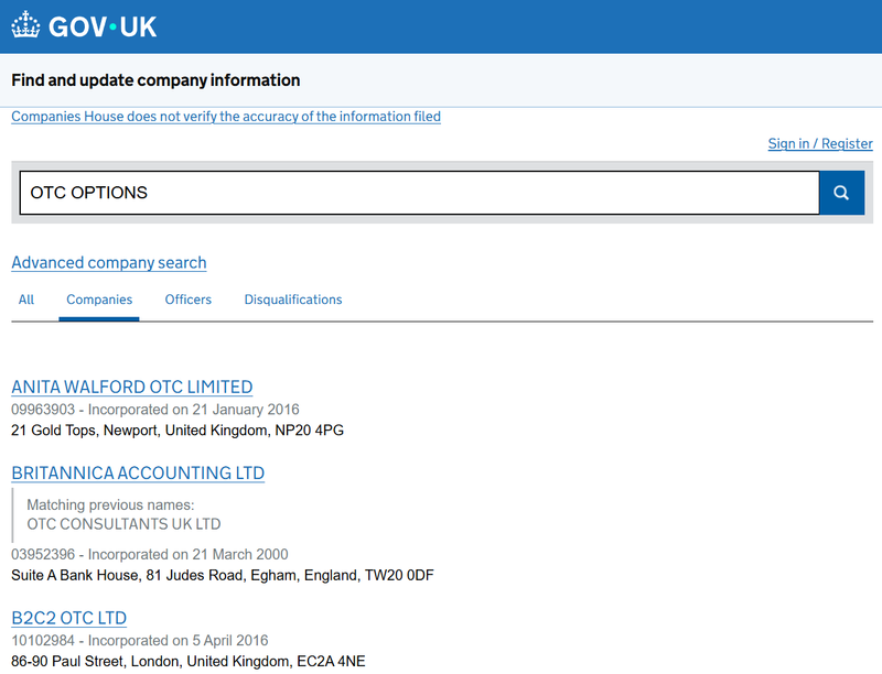 Companies House Query Result