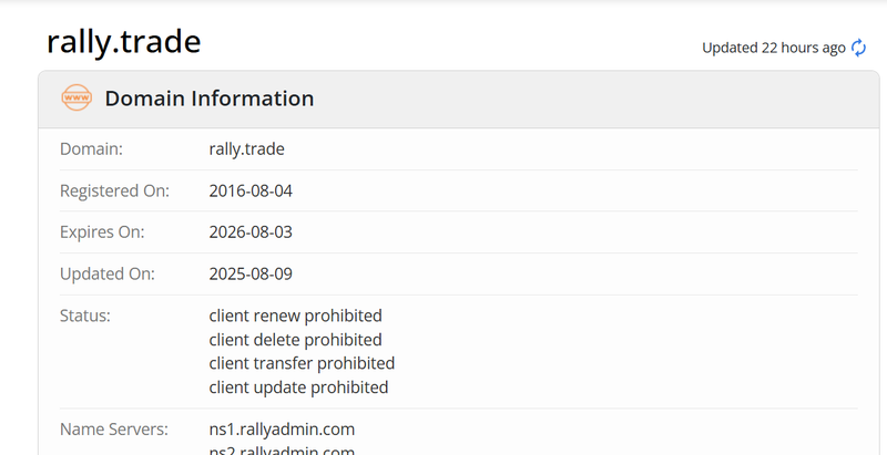 Domain Registration Information