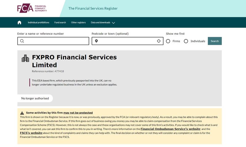 FCA Regulation Search