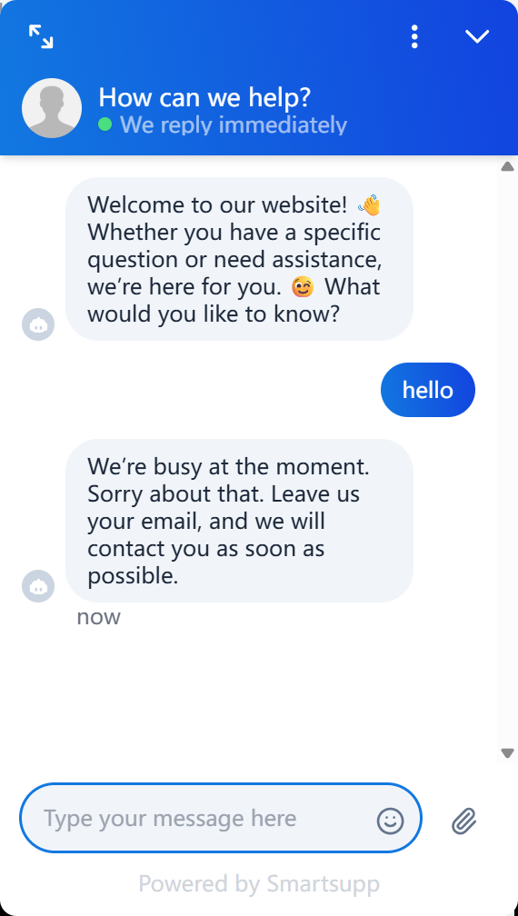 live chat
