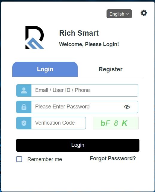 Rich Smart Finance 로그인