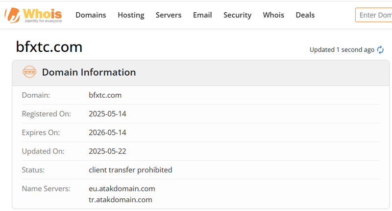 Whois Query Result