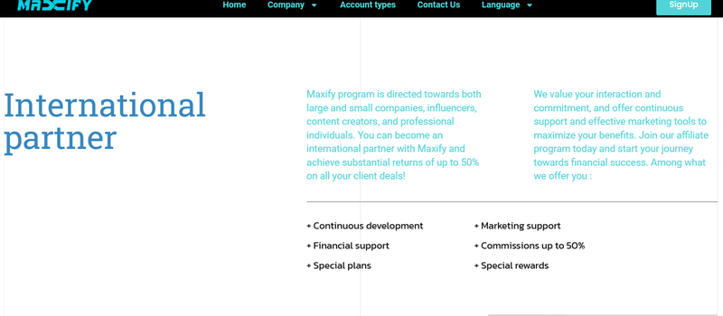 Maxify program