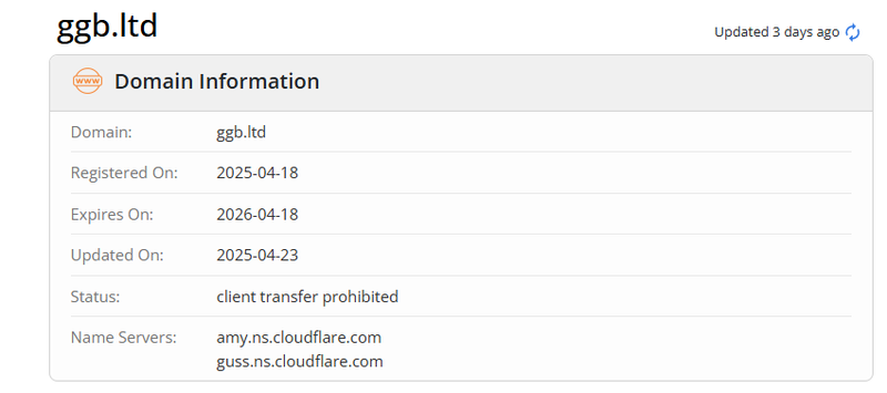 GREAT GOLDEN BRILLIANT WhoIs