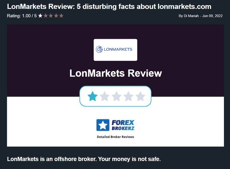 LONMARKETS的舆情1