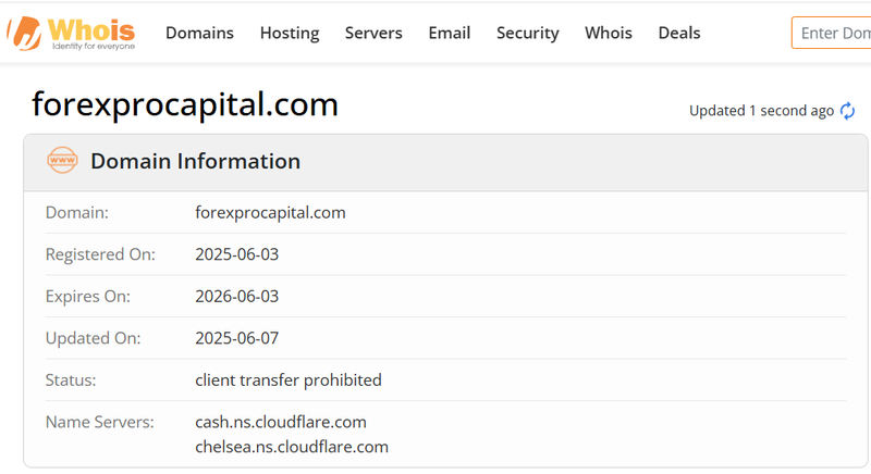 Whois Query Result