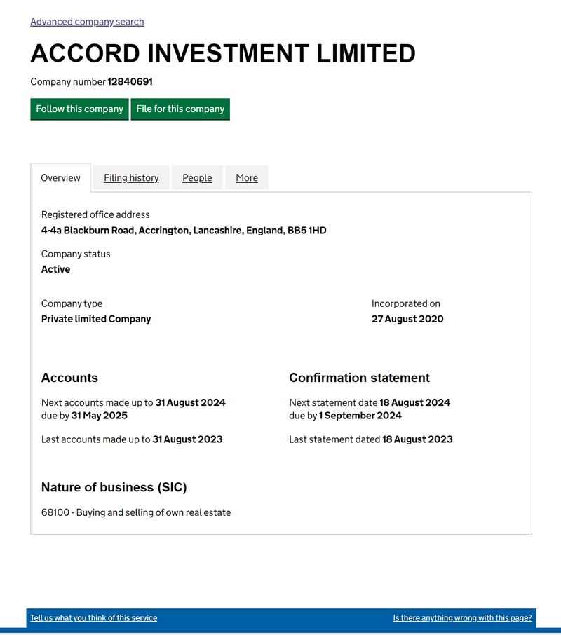 Trade Accord Investment's Corporate Background 2