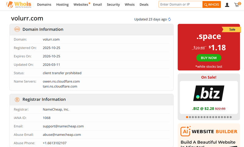 whois