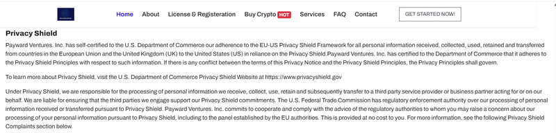 Правовые положения платформы