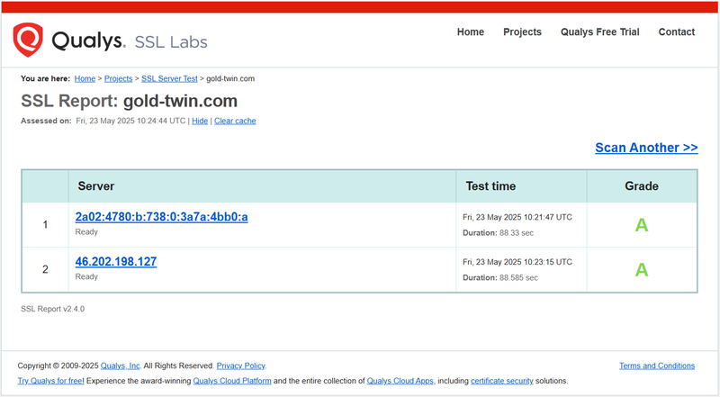 Qualys Query Result