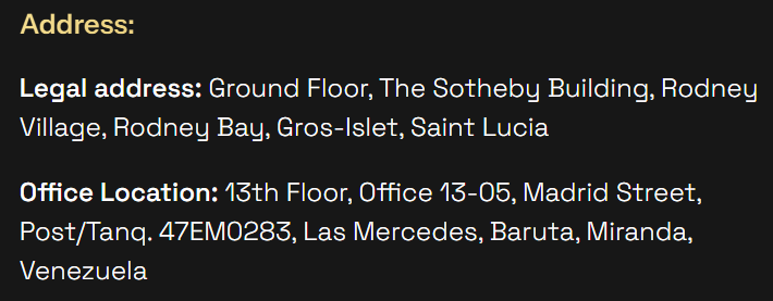 address information